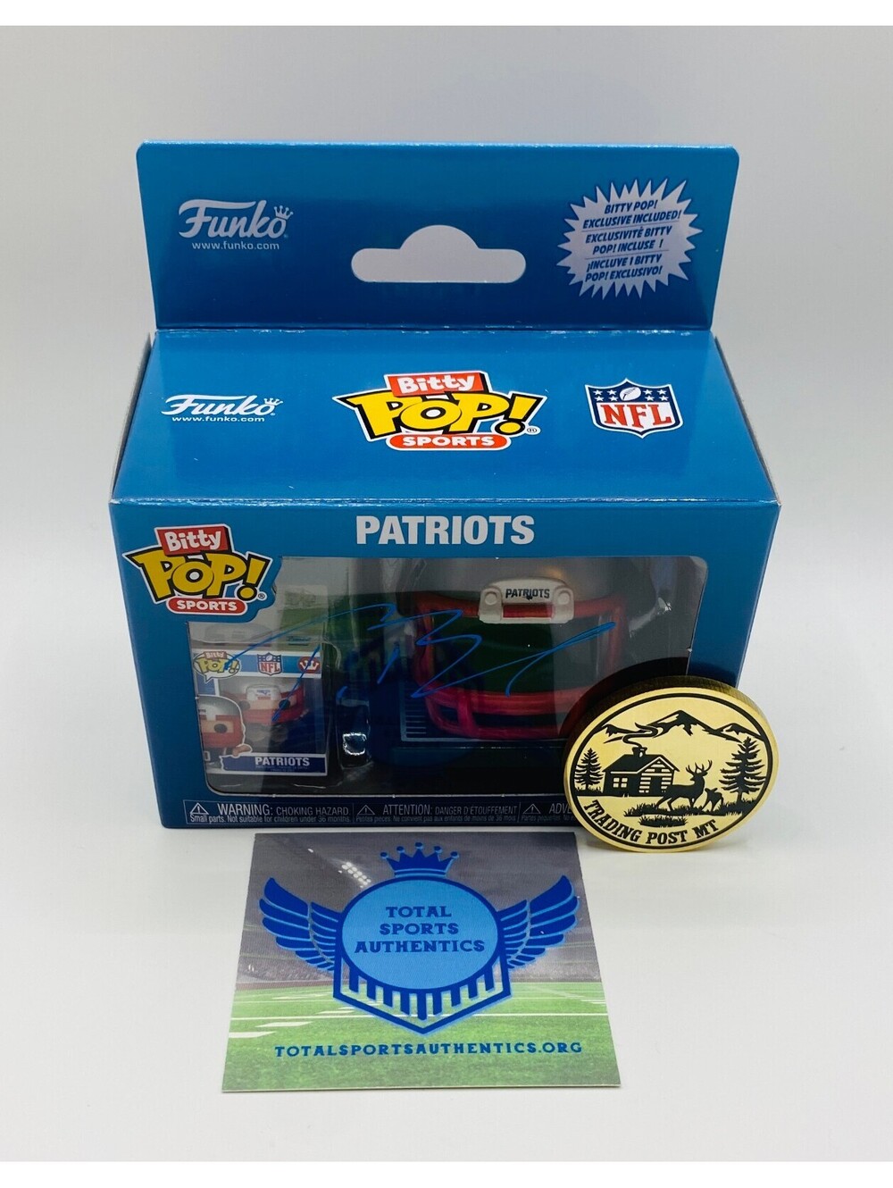 Tom Brady Signed Funko Bitty Pop With COA (3221293)